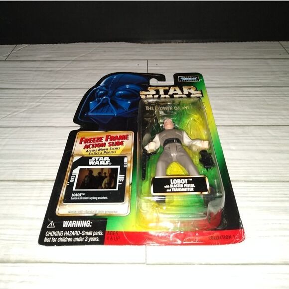 Star Wars The Power Of The Force Freeze Frame Lobot Action Figure Vintage 1998 - Picture 3 of 9